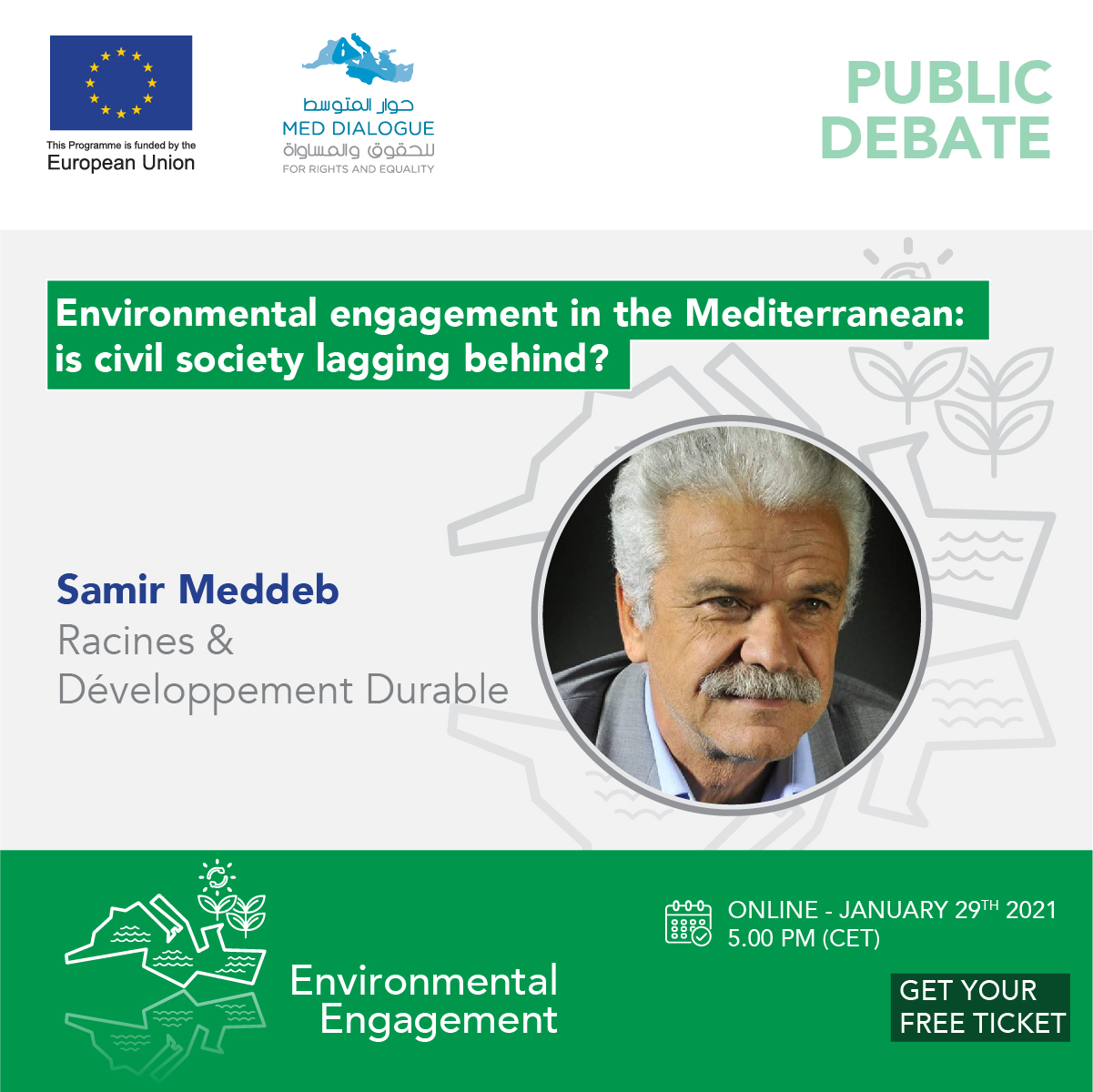 Med Dialogue Rights and Equality second public questions the environmental commitment of civil society - EU Neighbours
