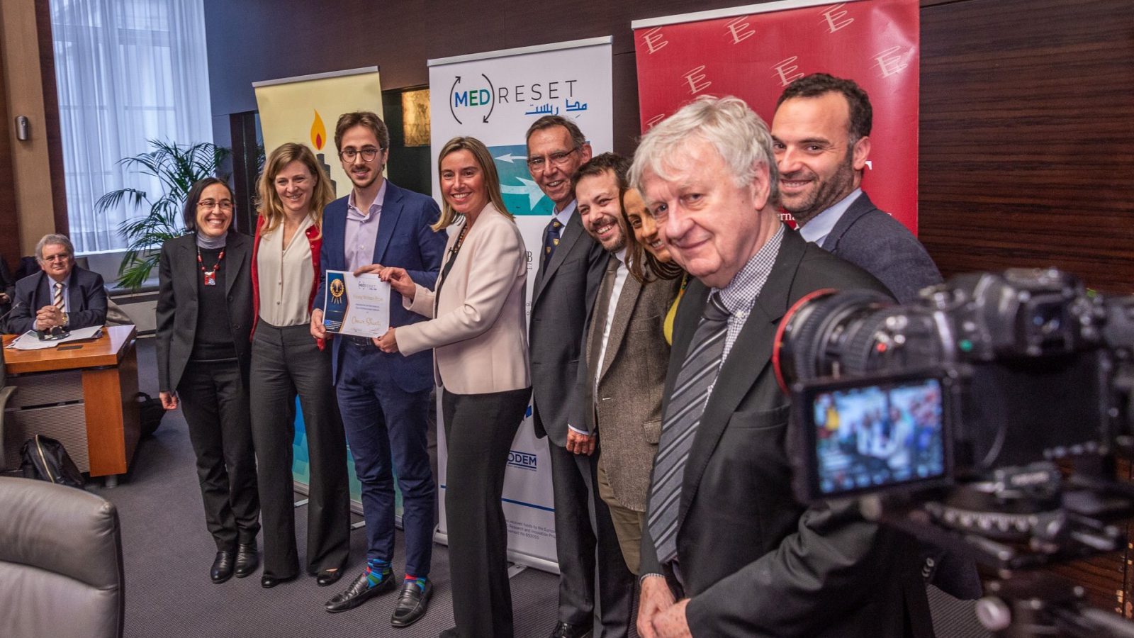Omar Shanti gagnant du Prix du jeune écrivain « Young Writer Prize » du projet (MED)RESET, financé par l’UE.
