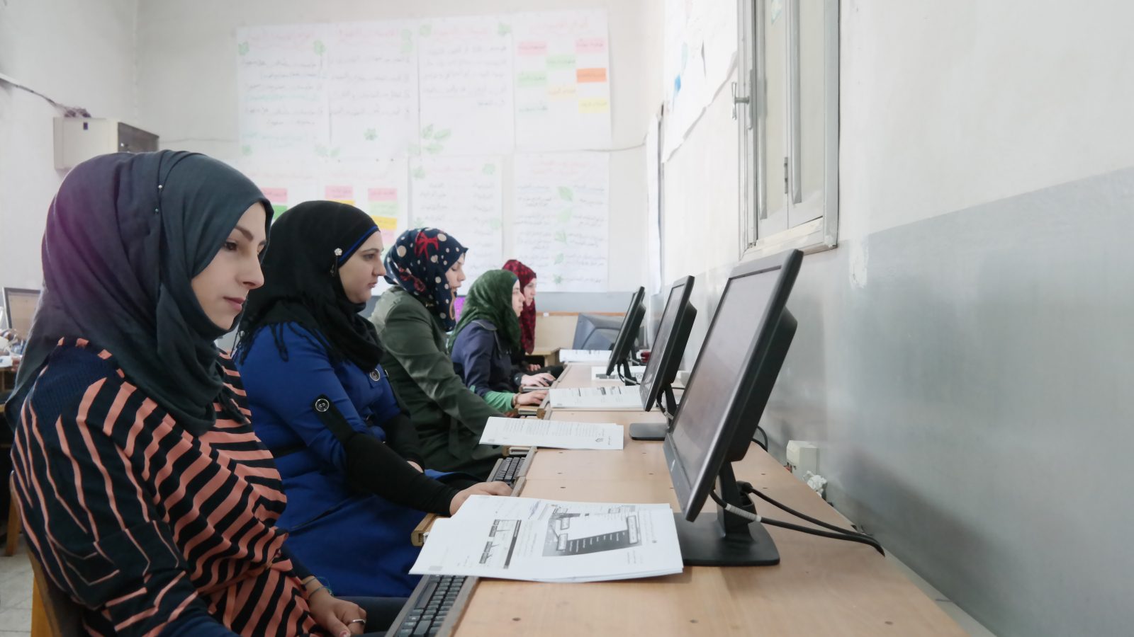 A new electronic application is supporting young Palestinians by collecting data on students and graduates of vocational training centres and tracking their progress in their academic and professional careers.