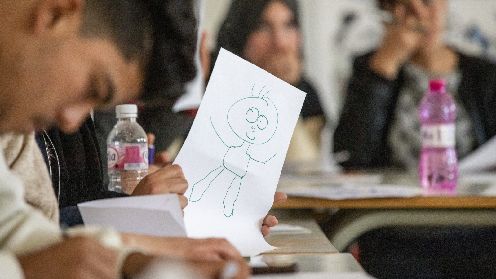 Cartooning for peace and freedom in high schools