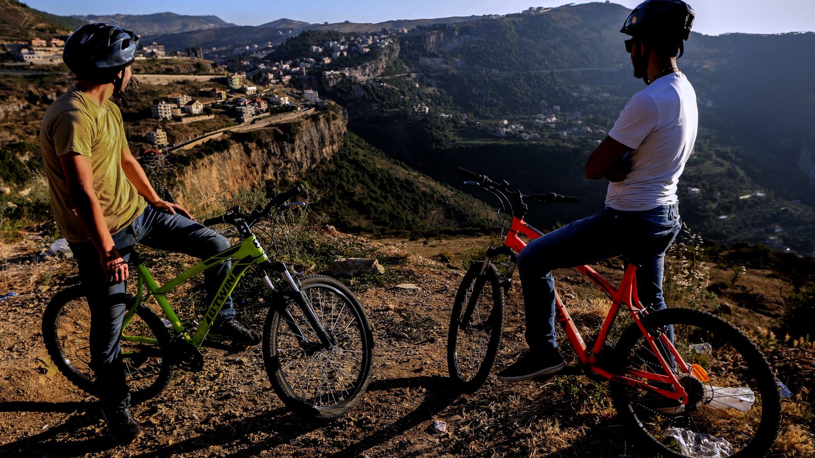 Biking in beautiful Jezzine, Lebanon