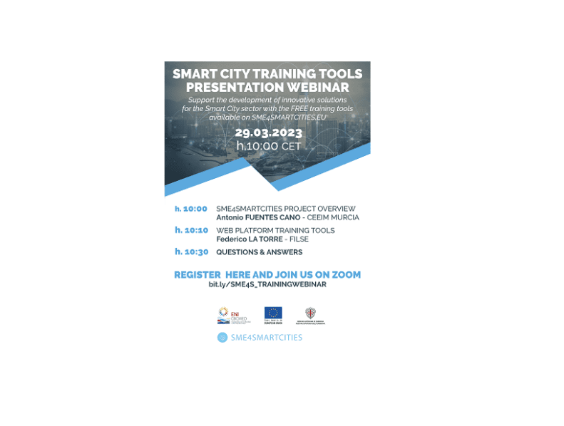 SME4SMARTCITIES Smart City Training Tools Presentation Webinar EU